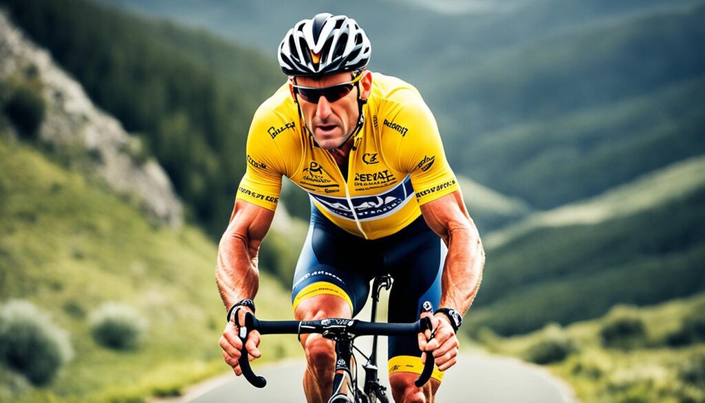 Lance Armstrong cycling